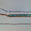 Elegante Armband Modeschmuck Türkis Blau Braun Armreif Naturstein Armschmuck – Bild 6