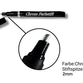 Chrom Stift Flüssiger Wasserfester 2,0mm Silberfarbe Schrift Beschriftung Malen