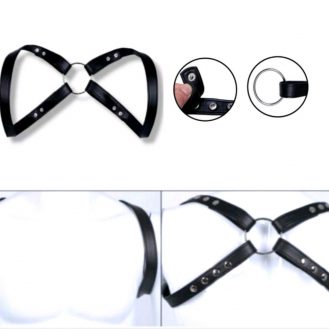 Männer Brustgurt Herren Schultergurt Riemen BDSM Fetisch Kostüm Gurt Schwarz