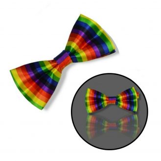 Regenbogen Fliege Farbige Schleife Schmetterling Unisex Verstellbar