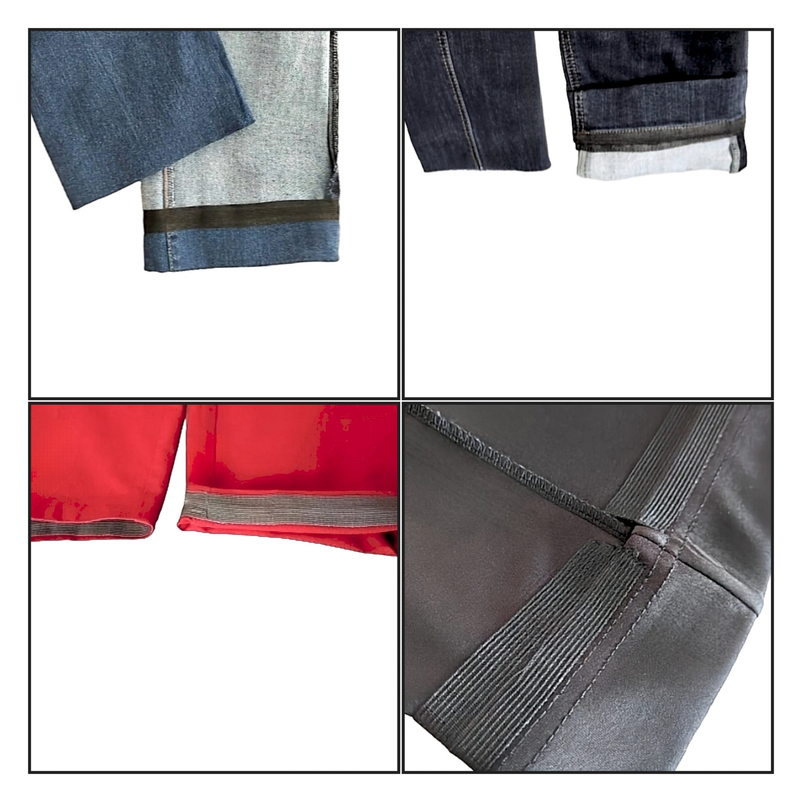 Hosenbein Selbstklebend Kürzen Saumband für Hosen Hosenrand Säumen Bügelband – Bild 3