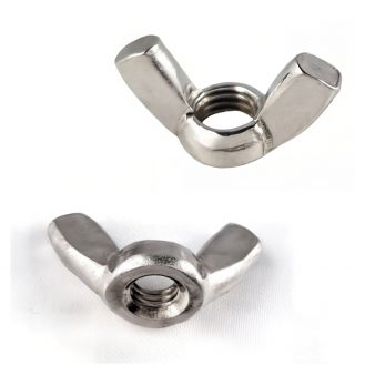 2X Flügelgriff Gewinde Schraube Mutter M4 M5 M6 M8 Flügelmuttern Griff Edelstahl