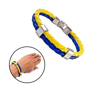 Armband Ukraine Flagge Ukrainische Fahne Armreif Schmuck Armschmuck Geschenkidee
