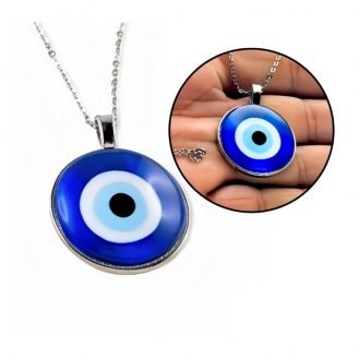 Nazar Boncuk Halskette mit Blaue Anhänger Auge Halsschmuck Modeschmuck