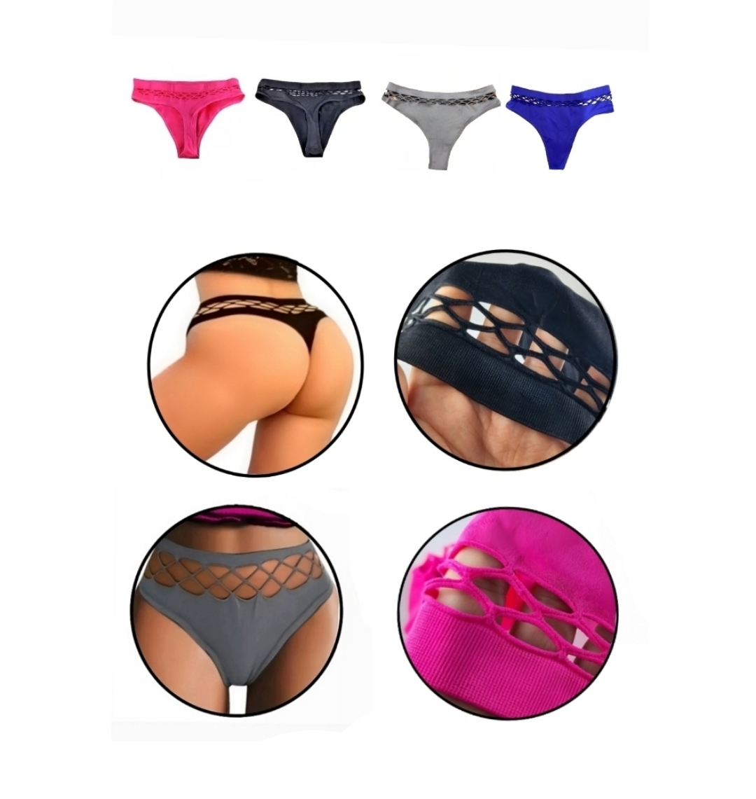 Damen Slip Hohe Taille Unterhose Grau Blau Schwarz Rosa Netz Taillenslip XS S M L XL