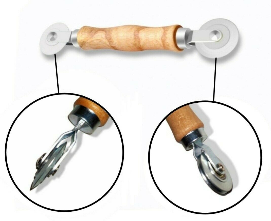 Einzugsroller mit Spitze Haken für Fenster Tür Dichtungen Druckroller Metall – Bild 7