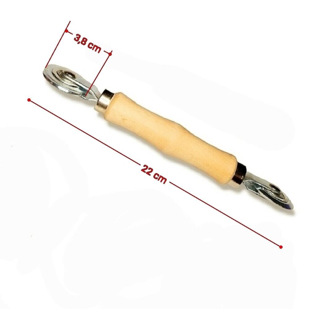 Einzugsroller mit Spitze Haken für Fenster Tür Dichtungen Druckroller Metall – Bild 3