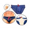 Männer Badehose PushUp mit Pad Herren Schwimmhose Badeslip Dunkelblau S M L XL XXL – Bild 2