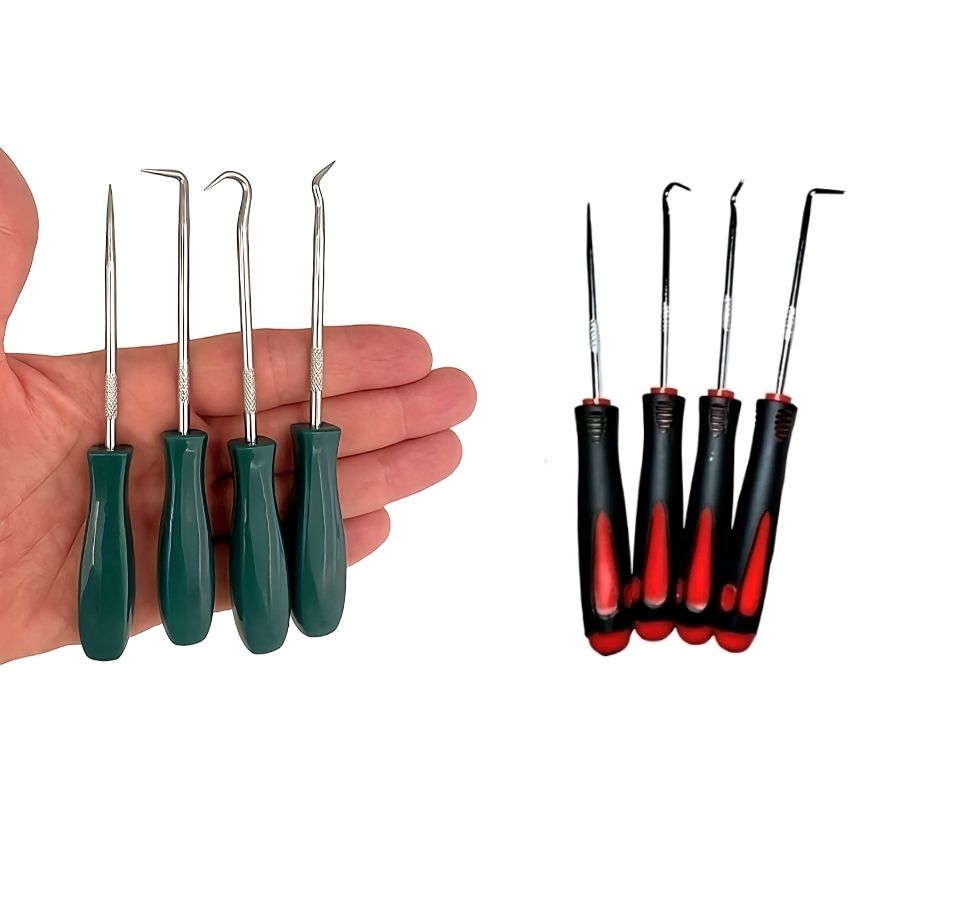 4'er Set Spitzer Haken Werkzeug Universal Nadel Schaber Dichtung O-Ring Wechseln – Bild 5