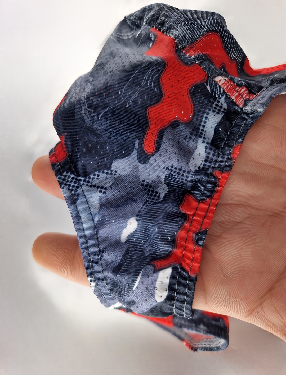 Männer Camouflage Unterhose Mehrfarbig Blau Rot Grau String Herren Slip G-String – Bild 4